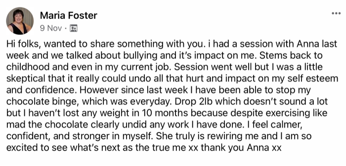 Client testimonial 18